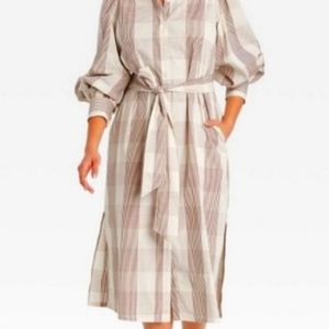 A New Day Women's Shirt Dress, Size XXL